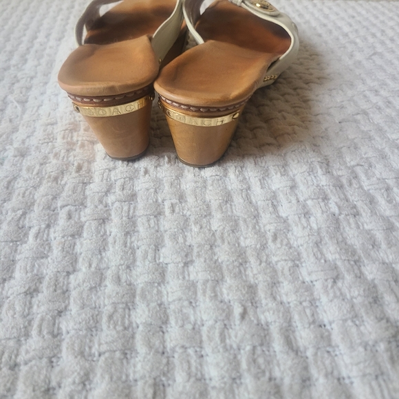 Coach Lee Women's White Slide Sandals Size 8.5 - Picture 7 of 12